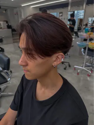 ミディアム わたる /カットモデル募集のヘアスタイル