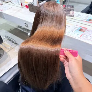 ロング 縮毛矯正/Wカラー /アレンジ🌙あまにのヘアスタイル