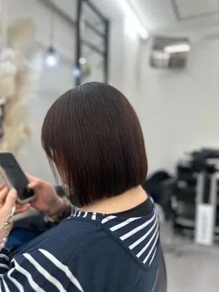 ショート ブリーチなし/透明感 NONO💖のヘアスタイル