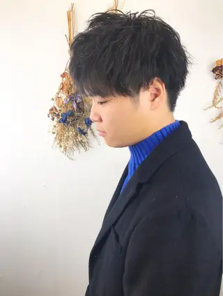 パーマ メンズ メンズサロン アソビ元町のヘアスタイル