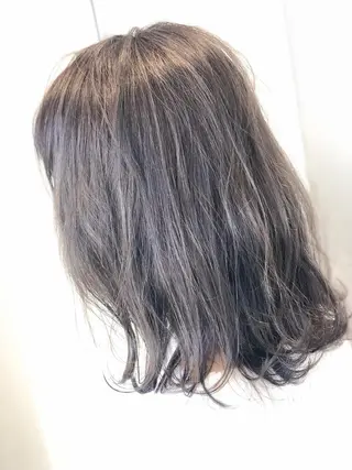 ミディアム カラー 店長 小池アキトのヘアスタイル