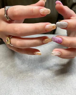 ネイル kiii.__ ✴︎*のネイルデザイン