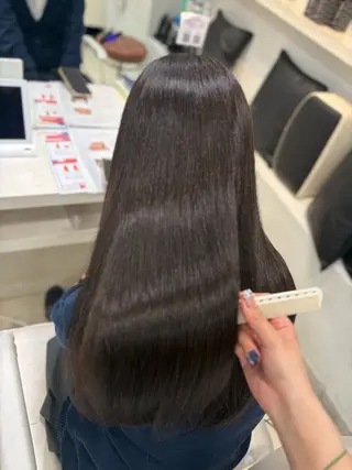 セミロング 【髪質改善カラー】 あむ·. ⟡ 🖤のヘアスタイル