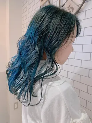 ロング カラー ヘアアレンジ 韓国hair🦋 Nanaのヘアスタイル