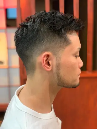 メンズ 高円寺　メンズカット 武内和樹のヘアスタイル