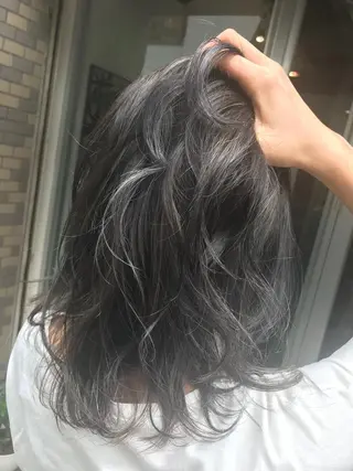 セミロング カラー pep natsumiのヘアスタイル