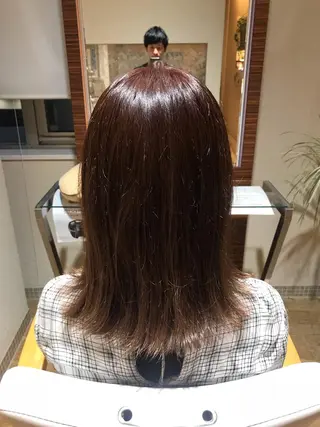 ミディアム 山本 大智のヘアスタイル