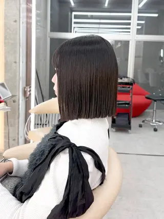 ミディアム 似合わせボブ🌟 艶髪特化💗村松優斗のヘアスタイル