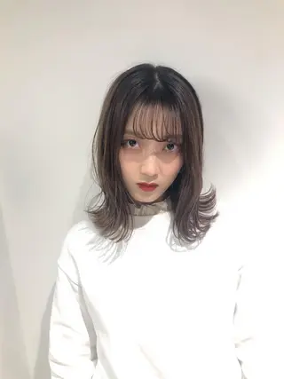 ミディアム 過去一の柔髪ヘア 🌿einshairのヘアスタイル