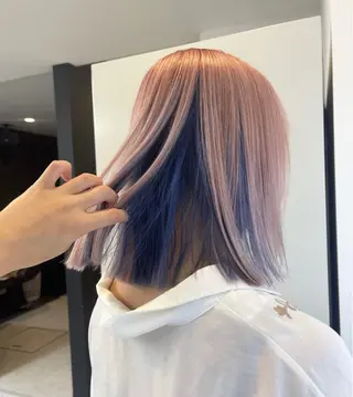 ミディアム カラー 💋ハイトーンデザイ ンヘア💋A'nyuのヘアスタイル