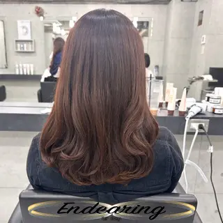 カラー Endearing 銀座/レイヤーカットのヘアスタイル