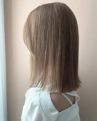 ミディアム カラー hub hair レイヤー/透明感のヘアスタイル