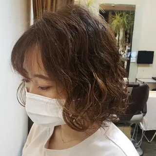 ミディアム 石川 大瑚のヘアスタイル