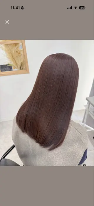 ロング カラー 盛れる艶カラー× レイヤーカット/咲来のヘアスタイル