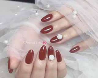ネイル shine 🎀 長さだし&デザインのネイルデザイン