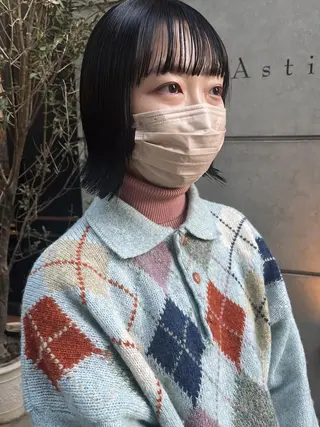 ショート 西山 紗耶香🪽 透明感カラー/ボブのヘアスタイル
