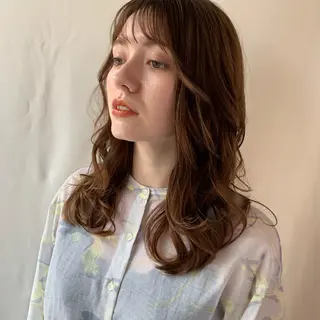 セミロング 銀座🤍ボブ/ ミディアム/佐野夢美のヘアスタイル