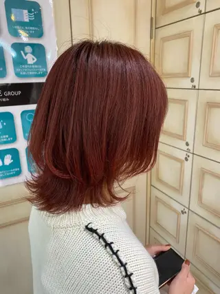 ミディアム カラー ヘアアレンジ 透明感カラー 古山 結季🌙🖤のヘアスタイル