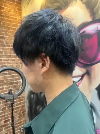 ショート カラー メンズ 久木原 ゆりのヘアスタイル