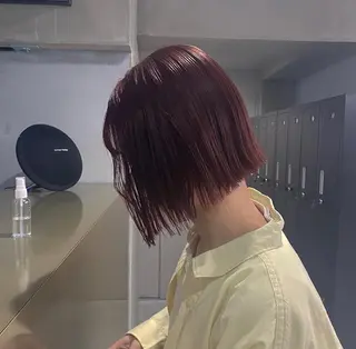 ショート カラー ハイトーン/透け感 カラー🎀真香のヘアスタイル