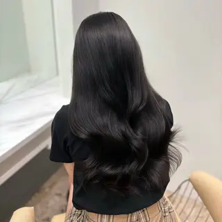 ロング カラー 艶カラー/ブリーチ なし/ASUMI🎀のヘアスタイル