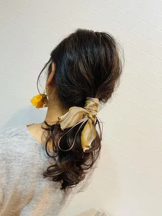 ヘアアレンジ Brillante ブリランテのマツエク・マツパデザイン