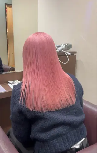 ロング 譜久島 かりんのヘアスタイル