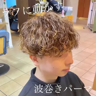 ショート パーマ メンズ すげさやか ✨メンズカットパーマのヘアスタイル