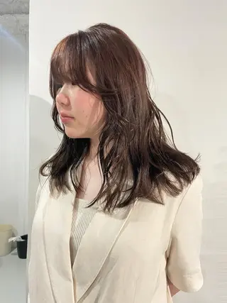 カラー 田代 さつきのヘアスタイル