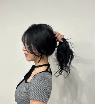 ロング カラー akari 🩵のヘアスタイル