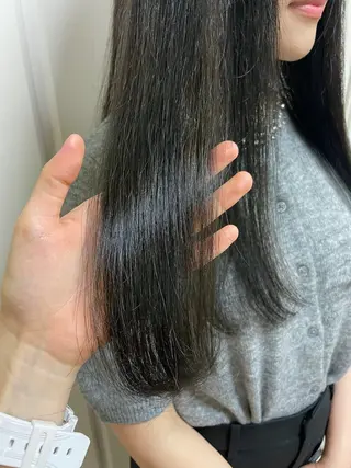ロング カラー 増田 ルナのヘアスタイル