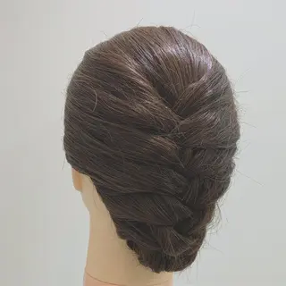 セミロング ヘアアレンジ 原田 穂真のヘアスタイル
