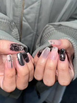 ネイル うの 韓国ﾈｲﾙ໒꒱⋆⭒˚のネイルデザイン