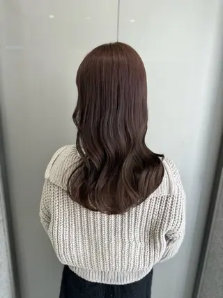 カラー 🤍ブリーチなし ブラウンhimi🤍のヘアスタイル