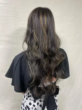 ロング カラー ヘアアレンジ 髪質改善【縮毛矯正】 北千住 田邉 澪のヘアスタイル