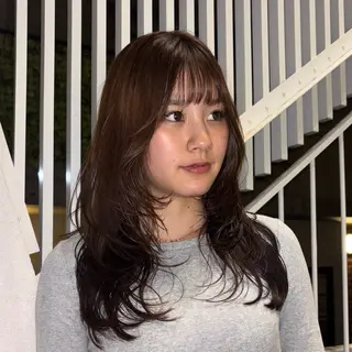 ロング ツヤ髪ハイトーン ×レイヤー🌝リオのヘアスタイル