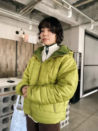 ミディアム パーマ KOOKI スティードトーキョーのヘアスタイル