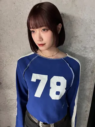 ミディアム yuuna/ ハッシュカット🎀のヘアスタイル