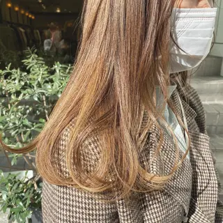 セミロング カラー ヘアアレンジ マツエク・マツパ 透明感カラー🫧ヘア セット🫧松本菜月の眉毛・アイブロウイメージ
