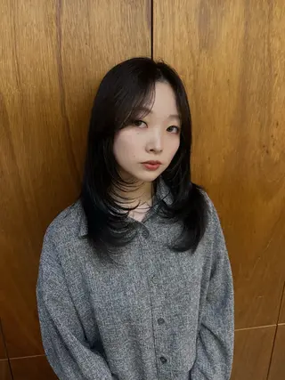 セミロング 名古屋/久屋大通 /不破新のヘアスタイル