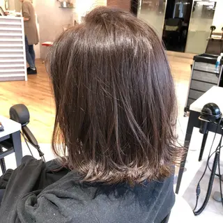 ミディアム カラー 金子 富士のヘアスタイル