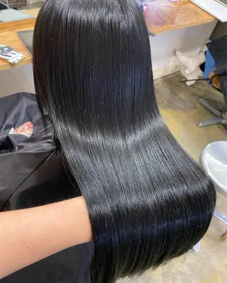 ロング カラー 和歌山髪質改善 那須優太のヘアスタイル