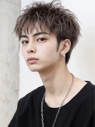 パーマ メンズ 牧野瀬 圭吾のヘアスタイル