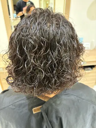 メンズ レイヤー/パーマ/ 山本 侑平のヘアスタイル