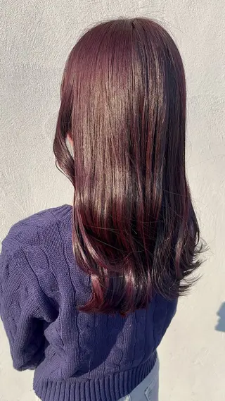 ロング カラー うる艶カラー asukaのヘアスタイル