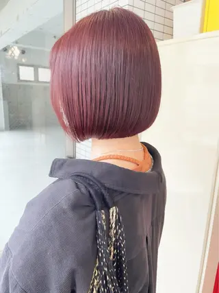 ショート カラー ショートボブ髪質改善 縮毛矯正のプロ山道潤のヘアスタイル