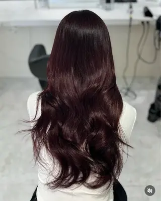 ロング カラー 大人っぽ韓国ヘア 寒色💙yuma💙のヘアスタイル