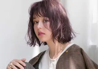 ミディアム ✨メテオ　髪質改善✨ シバタのヘアスタイル