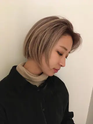 カラー 坂上 岳のヘアスタイル