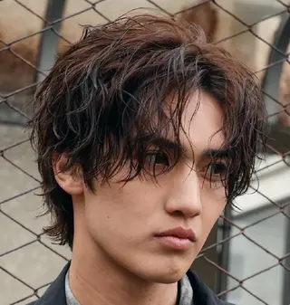 パーマ メンズ 仙台フェザーパーマ/ fifth/遠藤楓雅のヘアスタイル